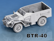 1:100 - BTR40 - Early No Spare Wheel